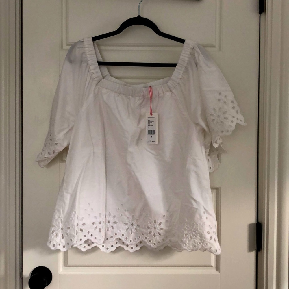 Vineyard vines top - off the shoulder
